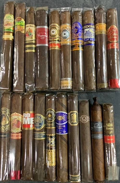 20 Cigar Brand Name DARK Sampler only $119.95
