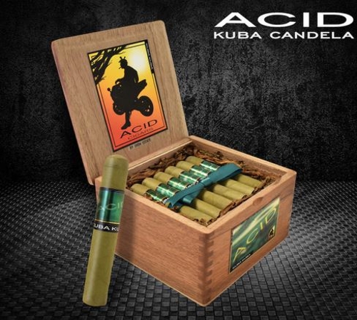 Acid Kuba Kuba GREEN (Robusto) with 2 Tins of Acid Krush ...a $35 Value!!!