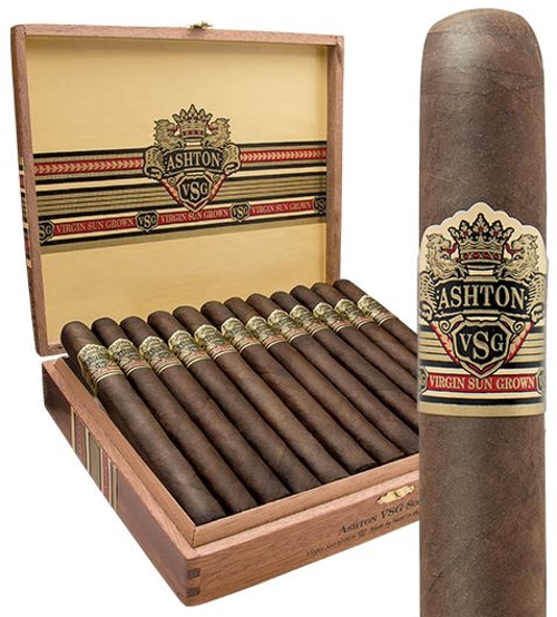 Ashton VSG Belicoso with Conquistador Travel Humidor with Cutter and 4 Flame Torch...a $50 value!!