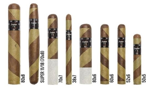 Asylum 13 Ogre 80 by 6 (Barber Pole) (Box 20)