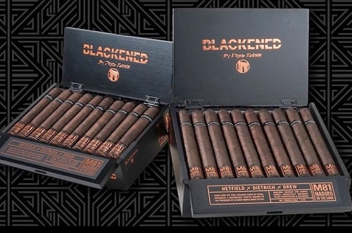 Blackened M81 Doble Corona....4 Pack of Cigars and Pick Your Swag..1 each from Group A, B, and C!!