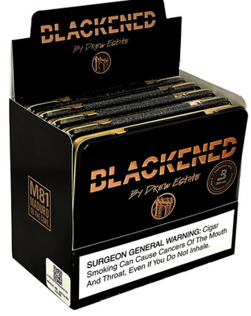 Blackened M81 Tins (Brick of 5 Tins)