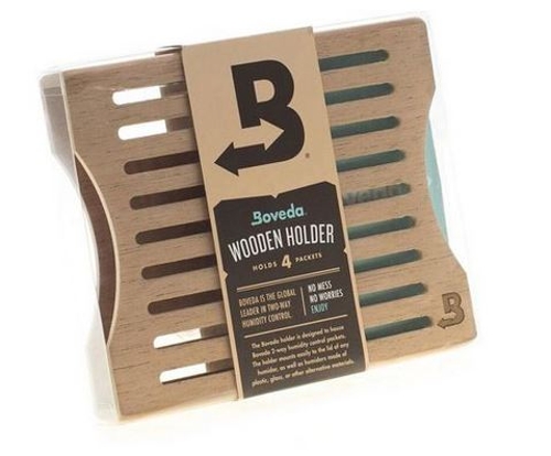 Boveda 60 Gram Humidi Pack Wood Holder for 4 Packs