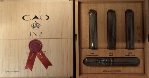 C.A.O. Lx2 Elements 4 Cigar Puro Sampler