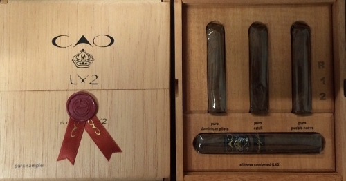 C.A.O. Lx2 Elements 4 Cigar Puro Sampler (5 Cigar Samplers for a Total of 20 Cigars) SAVE $30