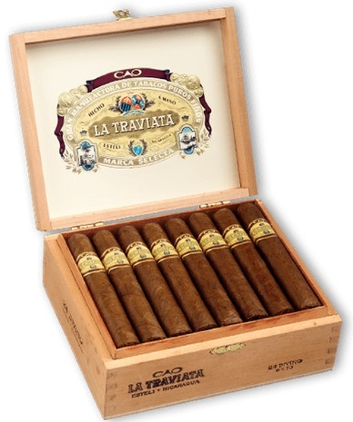 CAO La Traviata Natural Intrepido WELL AGED!!! CLOSEOUT PRICED ANY SIZE ONLY $119.95