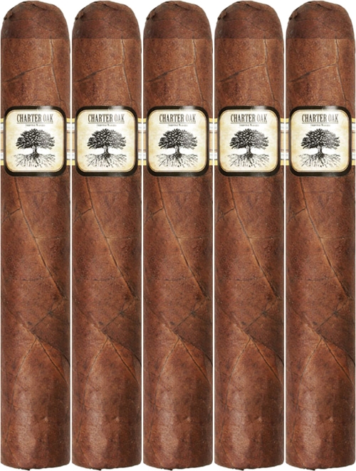 Charter Oak Maduro Toro 5 Pack