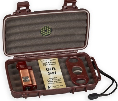 DEAL IS OVER.....Travel Humidor, Quad Torch and Cutter Free with the Purchase of Any Box $149.95 or Higher