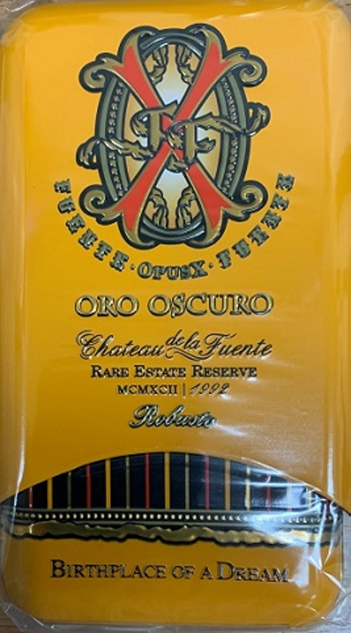 Fuente Opus X ORO Oscuro Robusto (Yelllow Tin of 3)