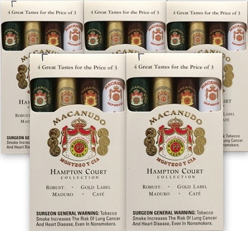 Macanudo 4 Tastes of Hampton Court Sampler (5 Samplers for 20 Cigars)