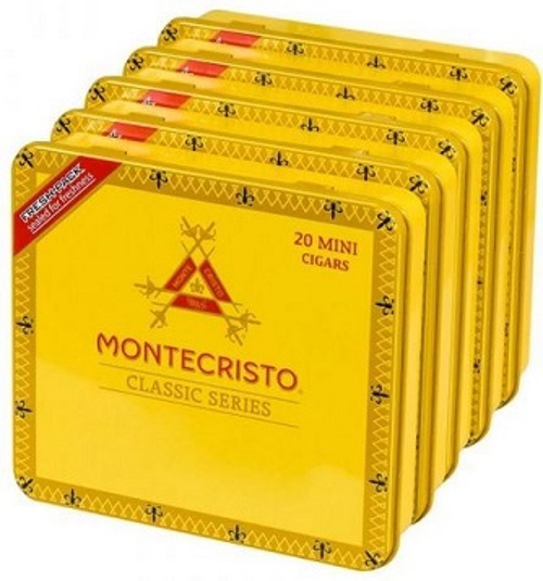 Montecristo Classic Mini Tins (Brick of 5 Tins)
