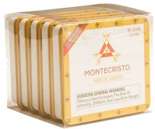 Montecristo White Mini Tins (Brick of 5 Tins)