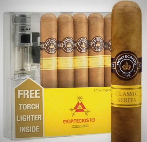 Montecristo Classic Toro 5 Pack