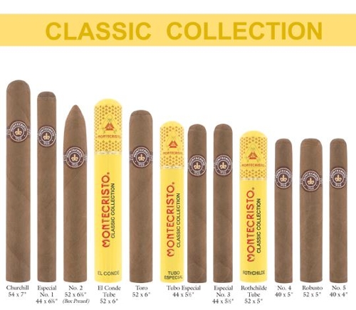 Montecristo Classic Robusto with 7 Cigar Montecristo Sampler!!