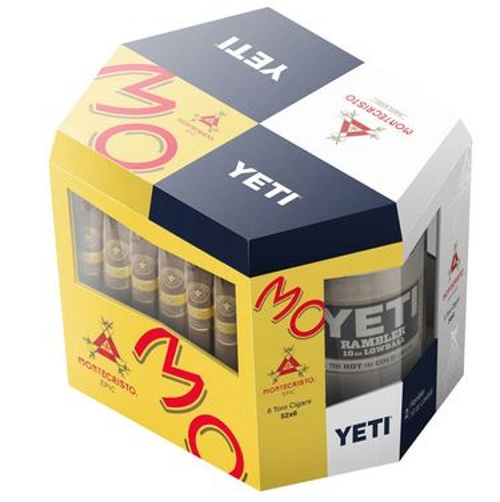 Montecristo Yeti 12 Cigar Gift Set With 2 Yeti Rambler Cups