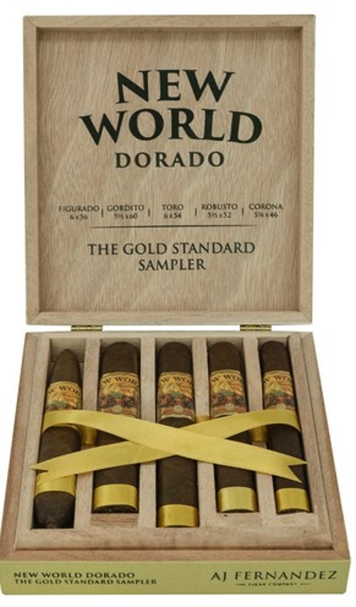 New World Dorado Gold Standard 5 Cigar Sampler