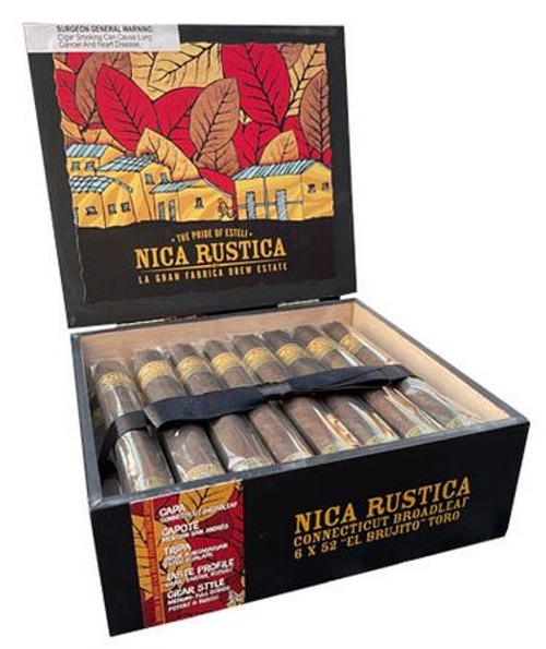 Nica Rustica El Brujito (Toro) by Drew Estate (New Box)