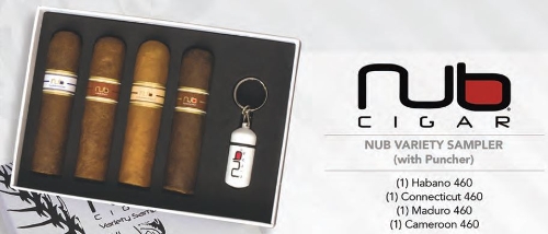 Nub Variety 4 Cigar Sampler with Bullet Cutter