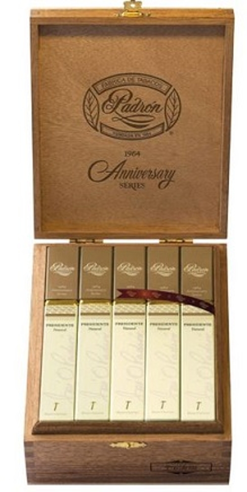 Padron Anniversary 1964 Presidente Tubes Natural with 1 Padron 50th Anniversary Cigar