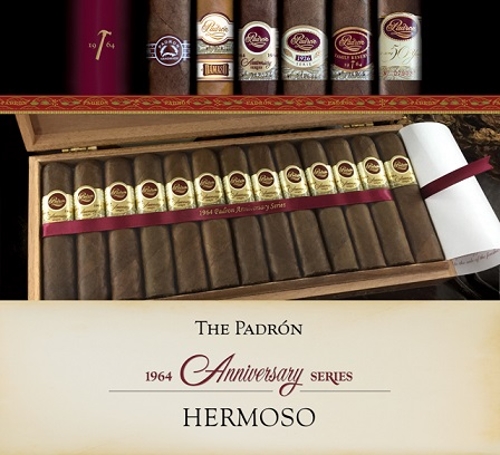 Padron Anniversary 1964 Hermoso Natural (No. 3 Cigar in CA for 2020) with 1 Padron 50th Anniversary Cigar