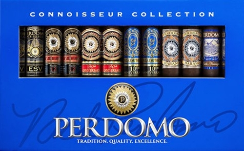 Perdomo Connoisseur Maduro Winning 12 Cigar Sampler (Blue)
