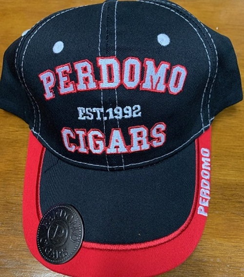 Group B Perdomo Hat Black with Red.........with Qualifying Purchase Only!