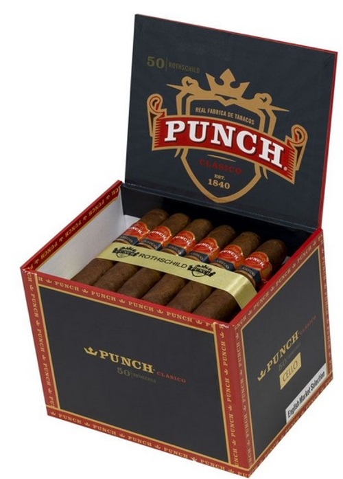 Punch Rothchilds (Box 50) with 10 Cigar Bighumidor Travel Humidor and Palio Bighumidor Torch!!