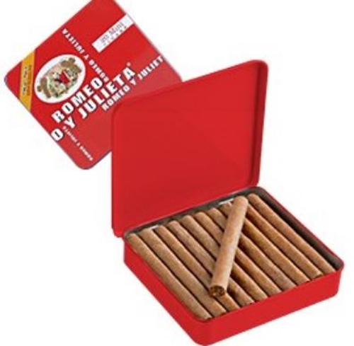 Romeo y Julieta Miniture Red AromaTin (Brick of 5 Tins)