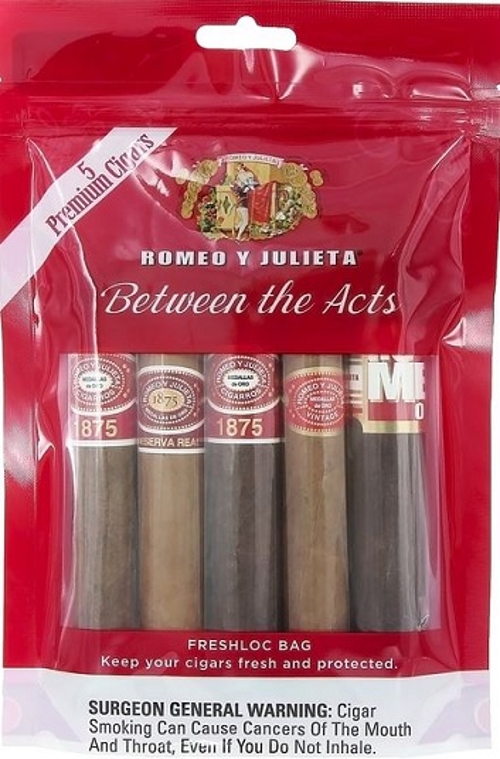 Romeo y Julieta Between The Acts 5 Cigar Sampler