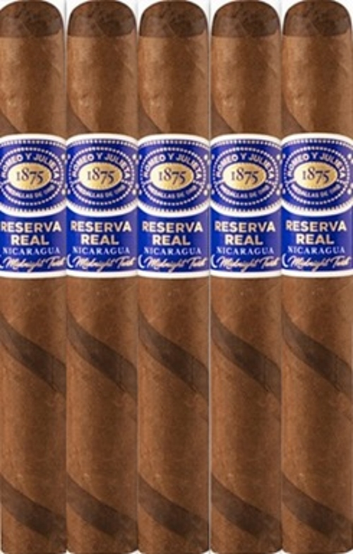 Romeo y Julieta Reserva Real Nicaragua Midnight Twisted Toro 5 Pack