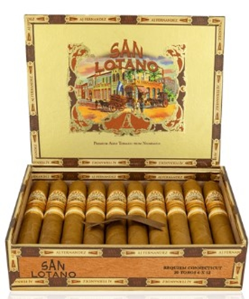 San Lotano Requiem Connecticut Gran Toro (Gordo) SAVE $30 with Palio Bighumidor Table Torch!!!