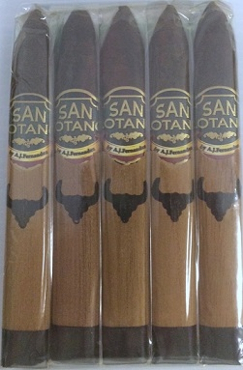 San Lotano The Bull Torpedo (5 pack) WELL AGED!!! SAVE $10