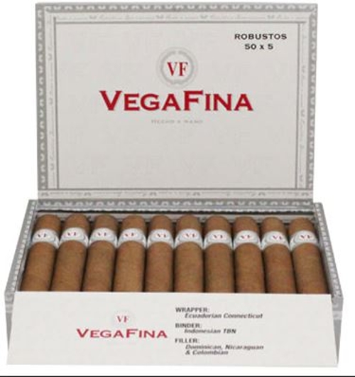 Vega Fina Short Robusto Tubes (Box 10)